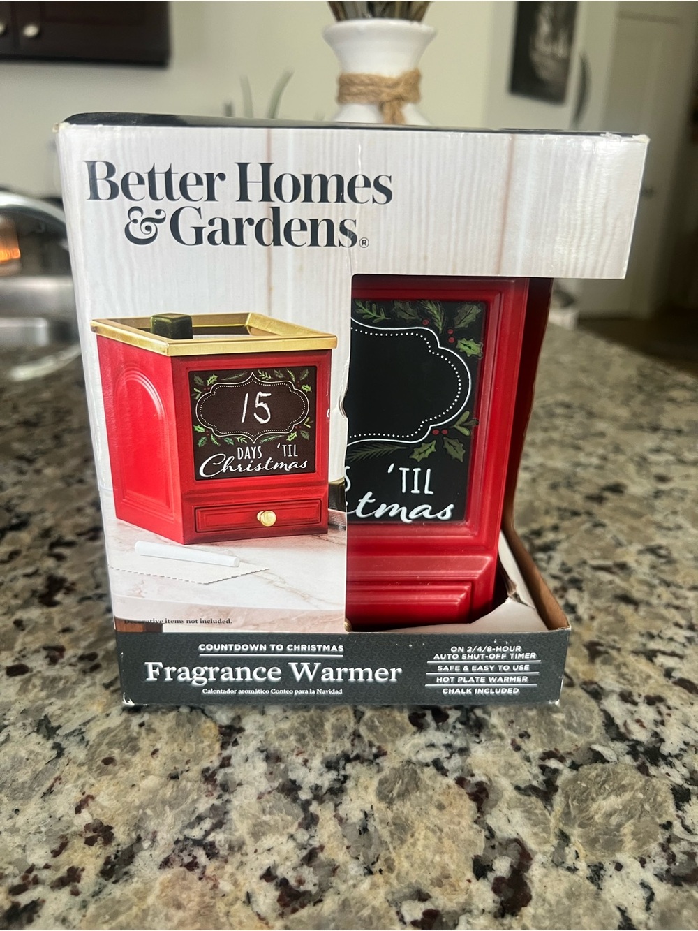 Better Homes And Gardens Red and Gold Holiday Fragrance Warmer